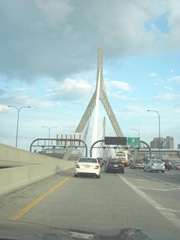 8.8.11 VT trip..zakim bridge heading into Boston