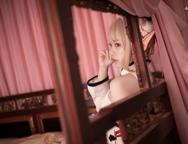 Coser@G44不会受伤 Vol.081 水兰儿白旗袍