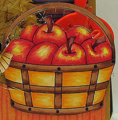 fall into autunm apples close up