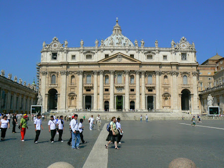 Obiective turistice Italia: Bazilica San Pietro Vatican Roma