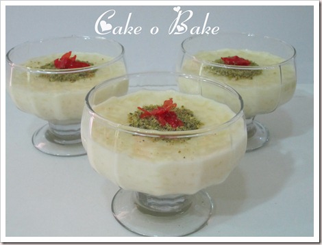 بودينج الموز مع جوز الهند