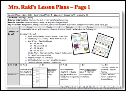 Multi-age lesson plans in a differentiated, project based, flipped classroom - Heidi Raki of Raki's Rad Resources.