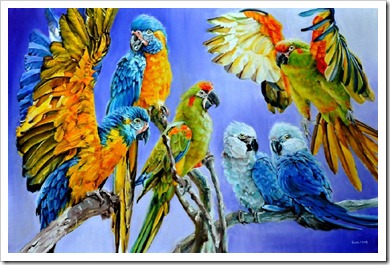 vera cauwenberghs bird painting