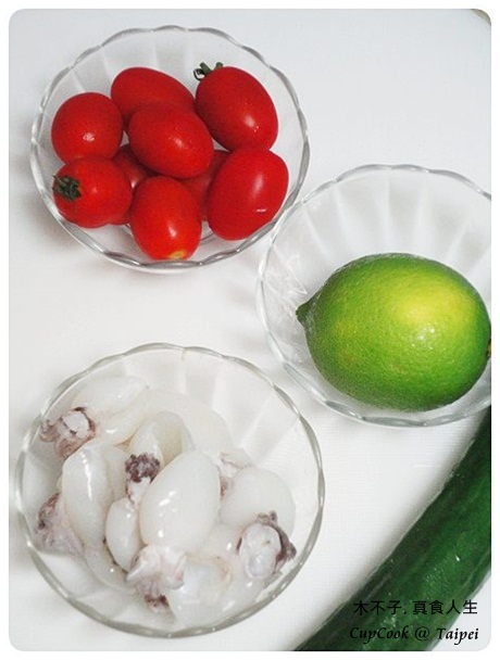 油醋涼拌小花枝 olive oil squid (1)
