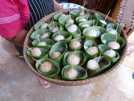 Prajituri din orez in Thailanda