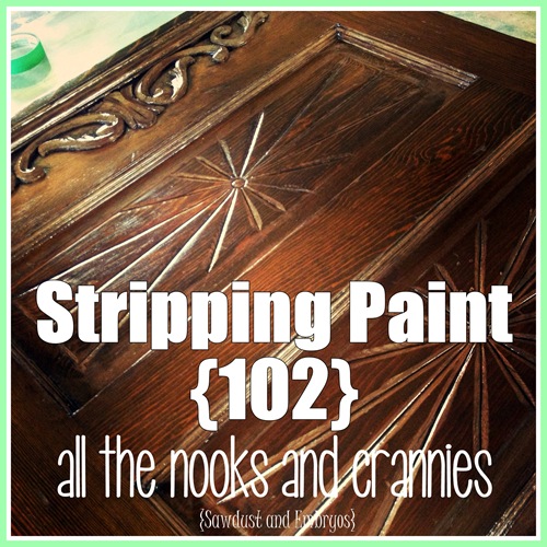 Tutorial For Stripping Paint From Your, How To Remove Paint From Wood Furniture