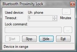 Bluetooth Proximity Lock