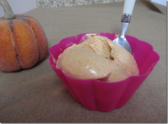 Bowl of Pumpkin Pie Ice Cream