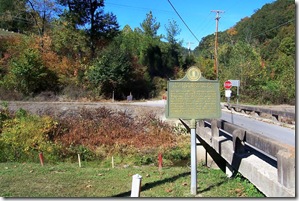 Killing Of Asa Harmon McCoy marker near Blackberry School