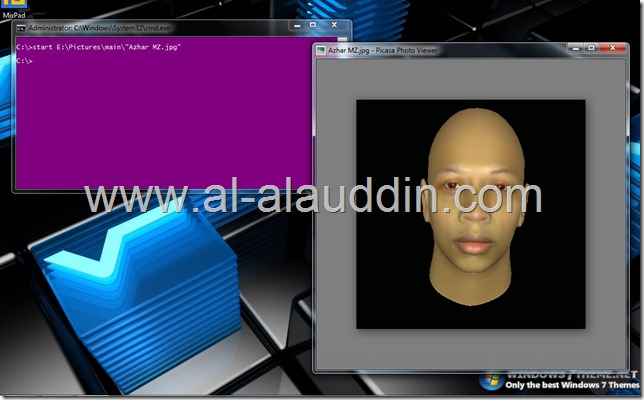 open file spaced name with cmd by Al-alauddin.com