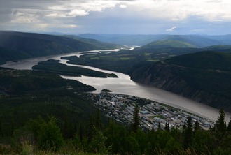Dawson City from the Dome