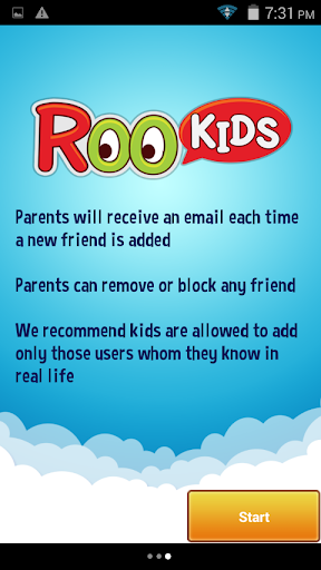 Roo Kids Chat App