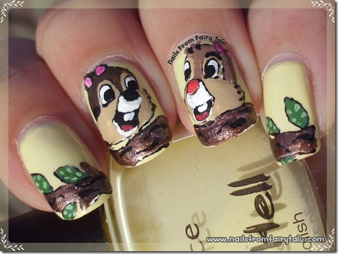 chip and dale nail art 3