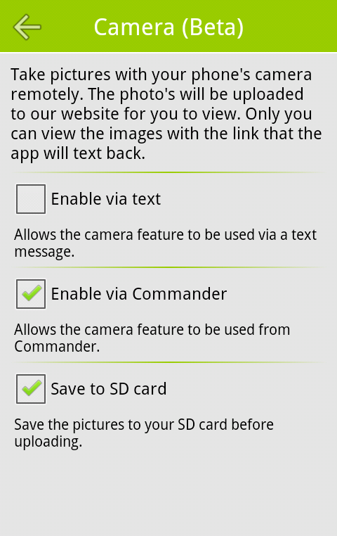 Wheres My Droid - screenshot