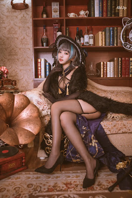 Coser@宮本桜 柴郡旗袍 音乐绚烂CaitSith