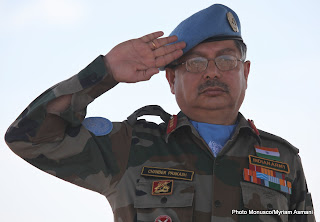 Le général Chander Prakash, commandant des forces de la Monusco