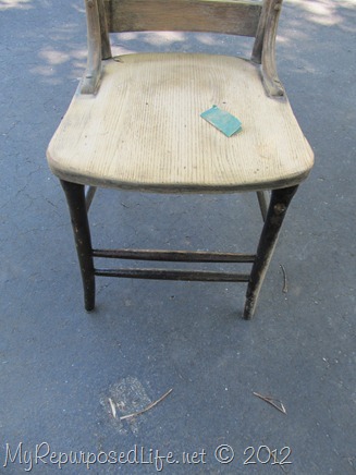 antique pew chair restoration (7)