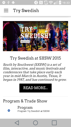 【免費娛樂App】Try Swedish @SXSW-APP點子