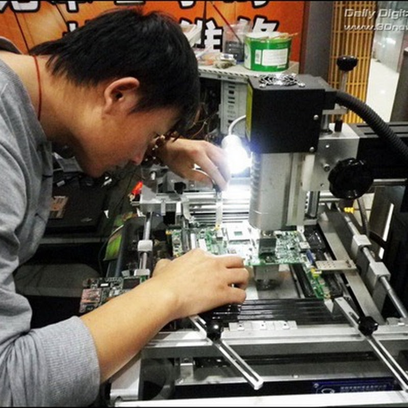 Как в Китае ремонтируют электронику