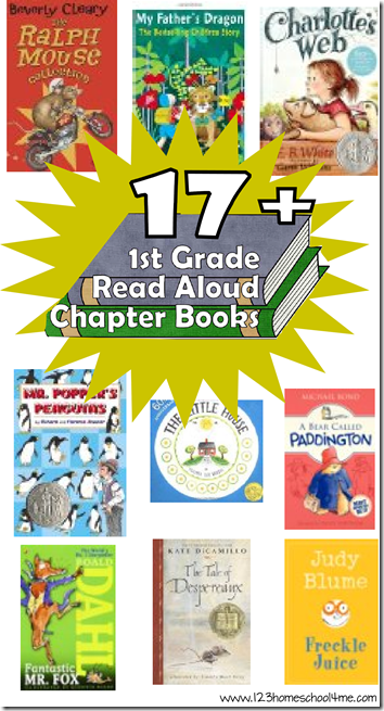 17 Great 1st Grade Chapter Books to Read Aloud