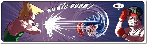 O que a abertura "Sonic Boom" me lembra