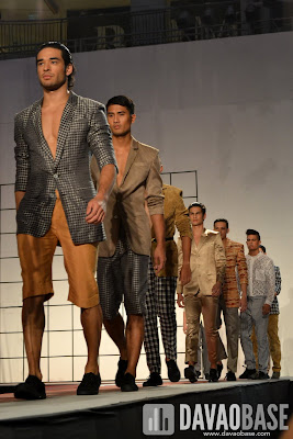 Male models during the Mensweek Fashion Show at Abreeza