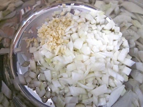 1 onion garlic