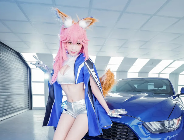 Coser@Ely_eee (ElyEE子) 玉藻前赛车