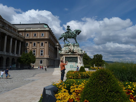 Obiective turistice Budapesta: statuia lui Eugeniu de Savoia