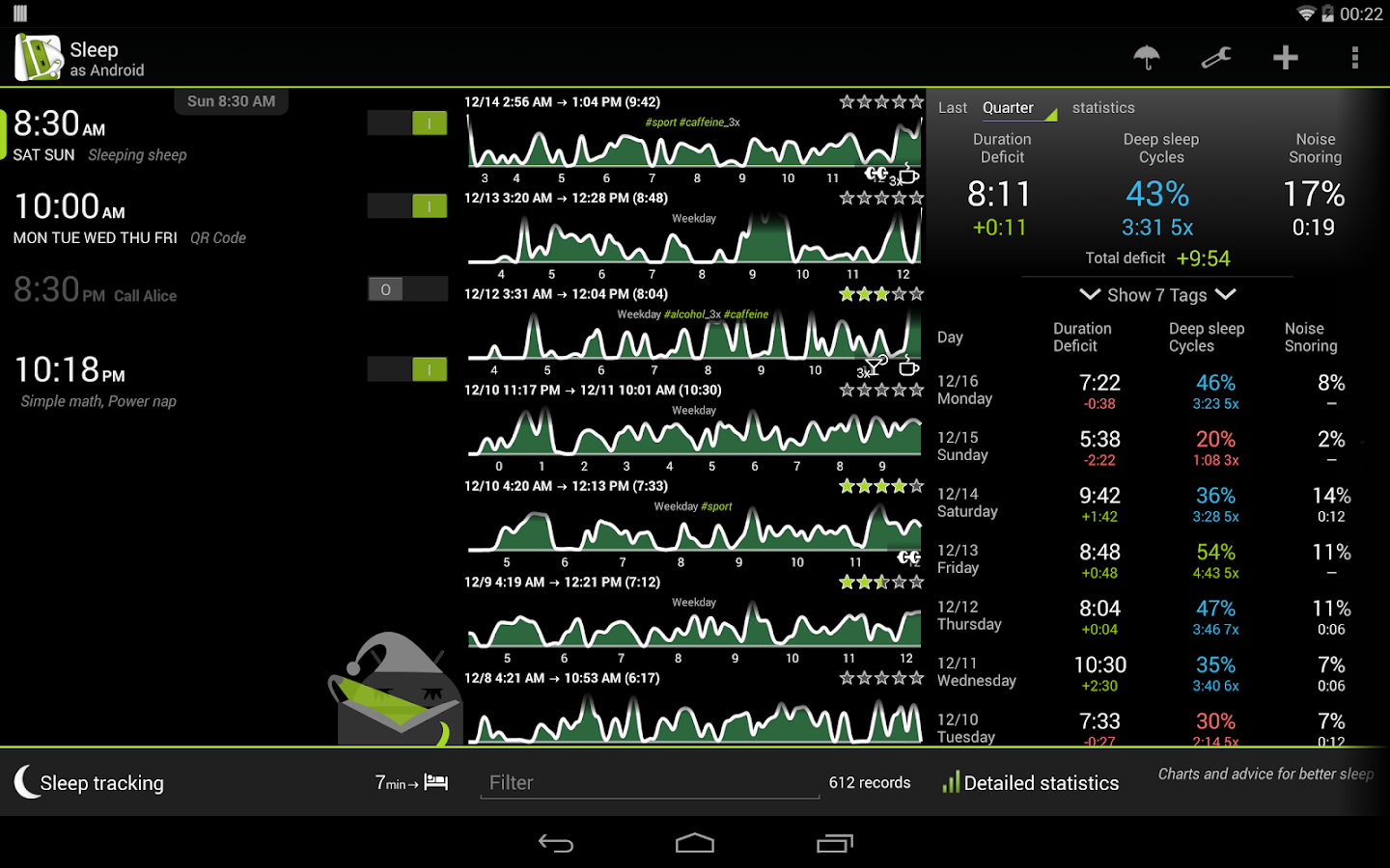 Sleep as Android - screenshot