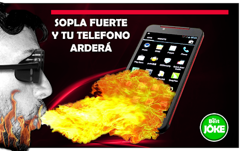 Captura de pantalla de la aplicacion Android Fire Screen