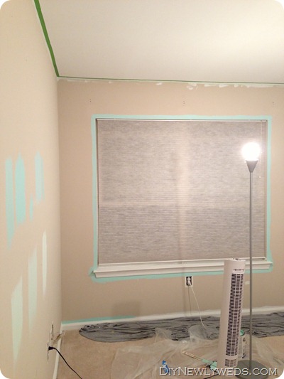 Painting a turquoise room