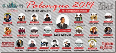 Palenque Fiestas de Octubre 2014