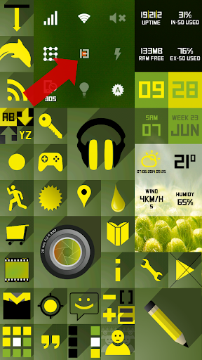 Squared Battery Widget