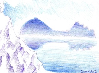 Iluzia muntelui - Un munte antropomorf inspirat de muntele in forma de mamelon care se vede de la Rasnov