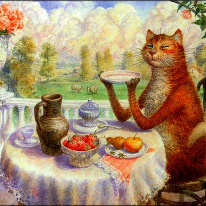 Коты художника Владимира Румянцева