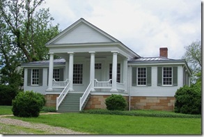 Front view of the Craik-Patton House in Daniel Boone Park (Click any photo to enlarge)