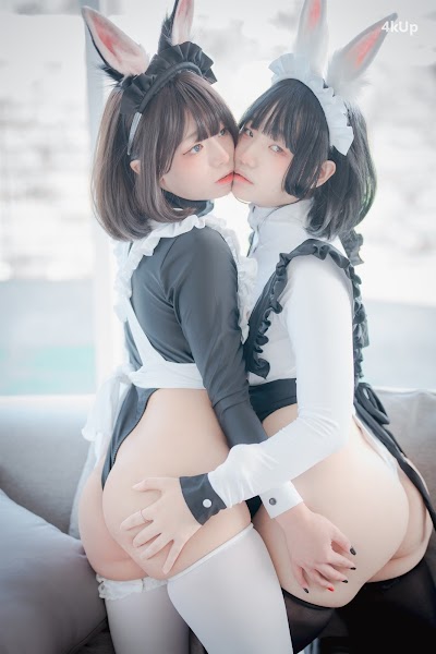 DJAWA Photo – Maruemon (마루에몽) & Mimmi (밈미) Maid Mansion W²