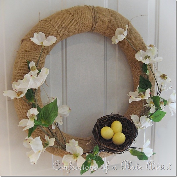 CONFESSIONS OF A PLATE ADDICT Easy Spring Wreath2