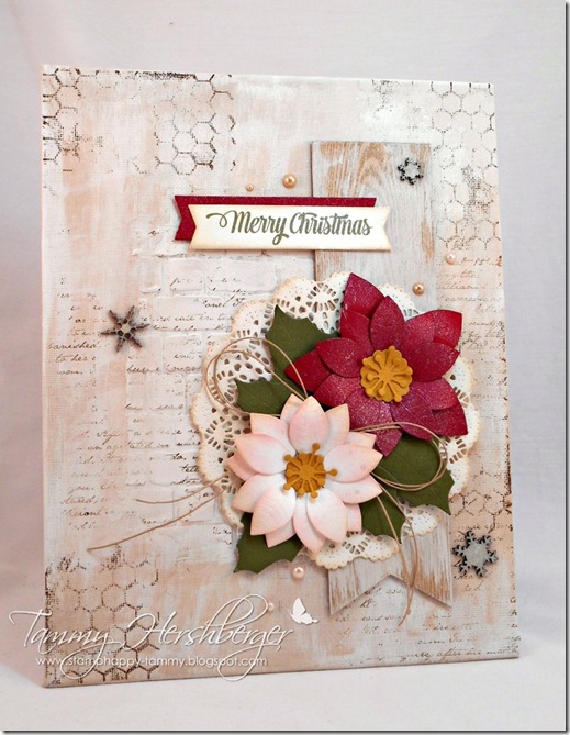 Christmas Canvas for Aunt Thead by Tammy Hershberger