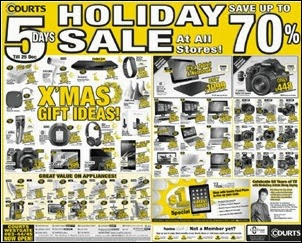 Courts 5 Days Holiday Sale