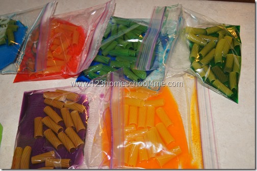 dying colored pasta dying colored pasta