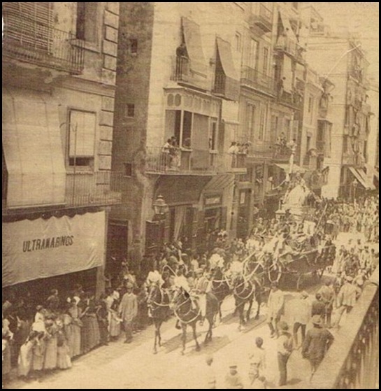 Feria-de-Julio.-Cabalgata-calle-de-San-Vicente 1895