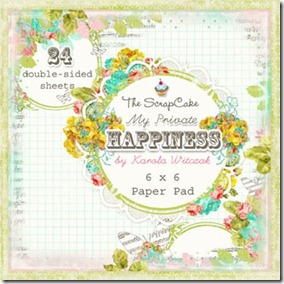 The Scrap Cake My Private Happiness - 6x6 Pad