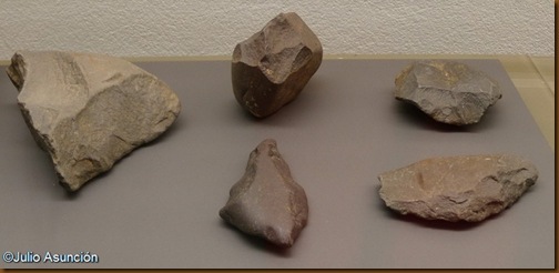 Los útiles humanos más antiguos de Navarra - Piezas líticas de Cordovilla - Galar - Museo de Navarra