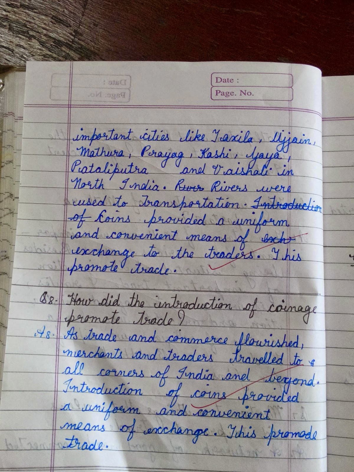 English & Social Studies Class6 History Chapter9