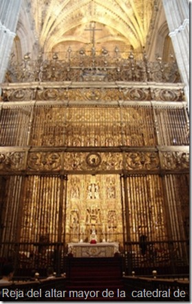 Reja de la catedral de Sevilla