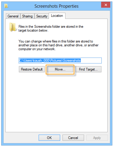 move-screenshot-folder