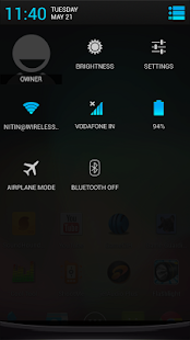 How to install CM10.1/10 Blue Label Theme 1.07 unlimited apk for android