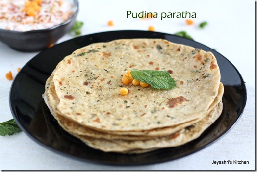 pudina-paratha pudina-paratha
